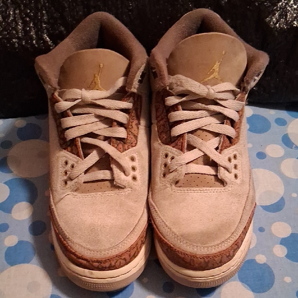 Nike Air Jordan Retro "Palomino" Kids Sneakers in Beige and Brown